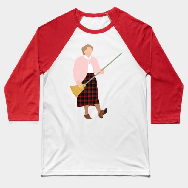 mrs doubtfire Baseball T-Shirt by aluap1006